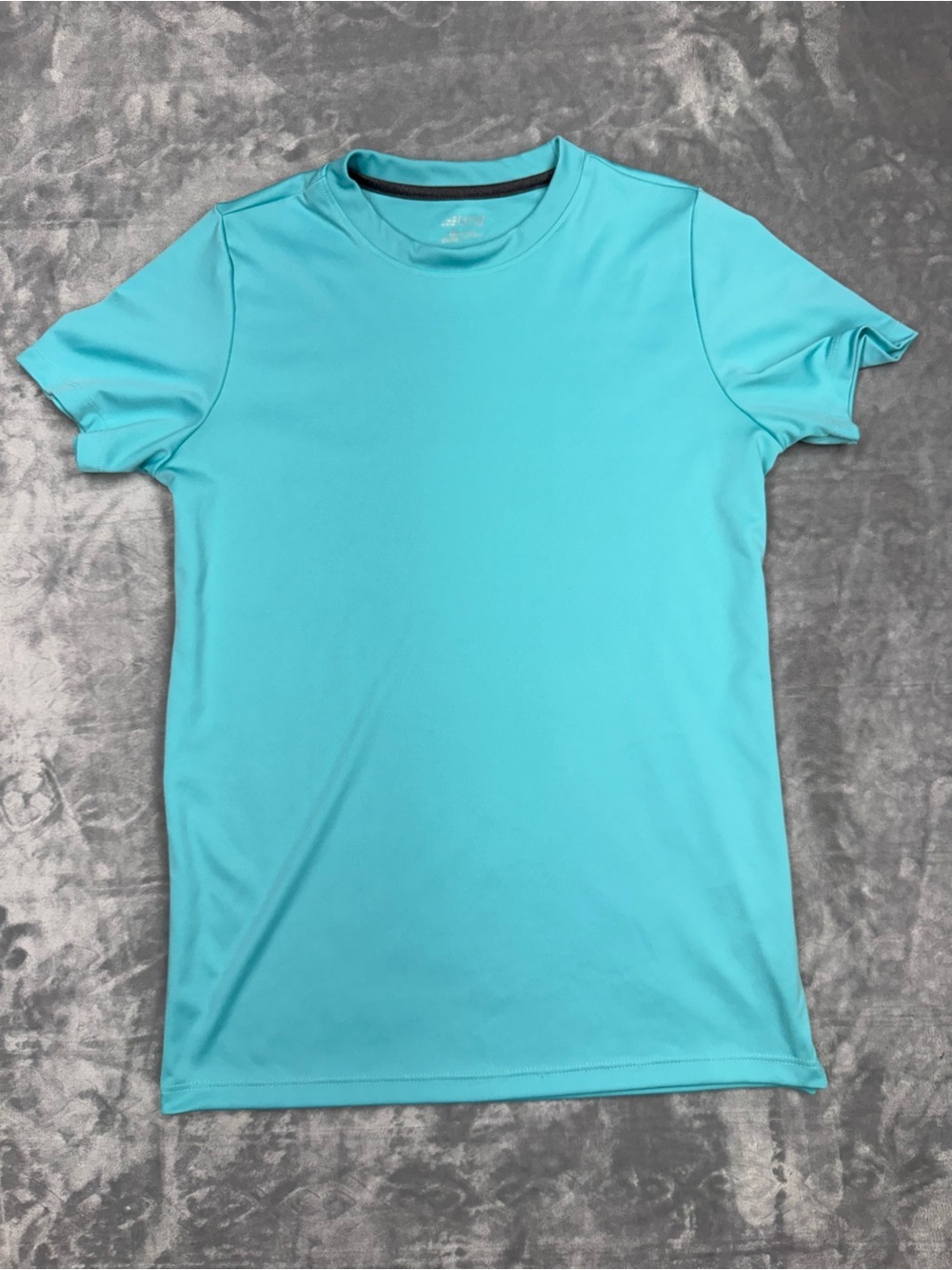 Aqua Blue Performance Short Sleeve Tee